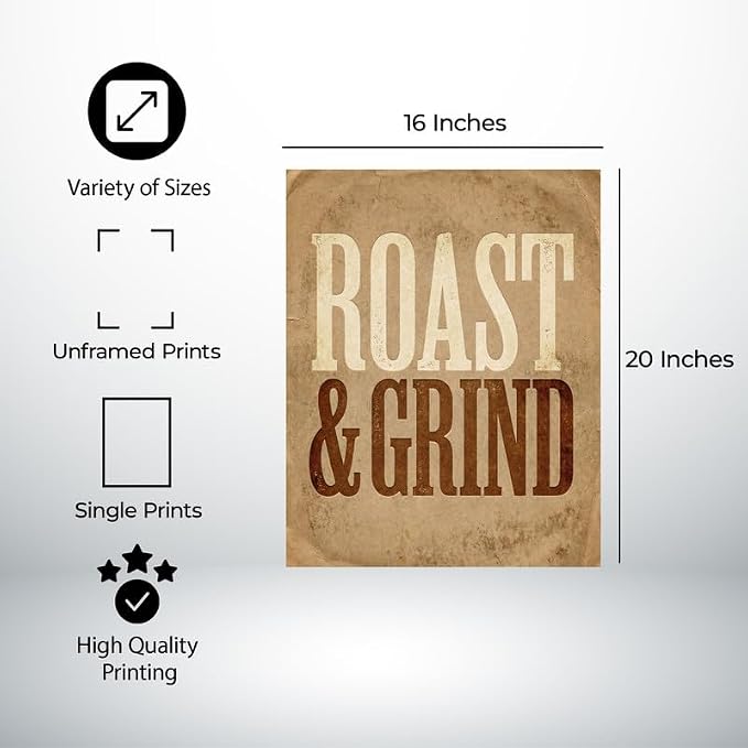 Lawrence Williams Designs Roast and Grind Poster - Image 2