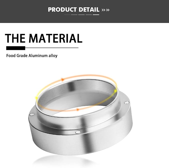 Aluminum Espresso Coffee Dosing Funnel Dosing Ring Funnel Replacement - Image 2