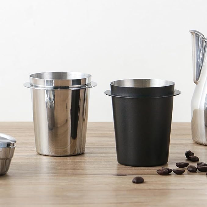 58mm Dosing Cup, Coffee Coffee Grinder Powder Cup Barista Stainless Steel - Image 8