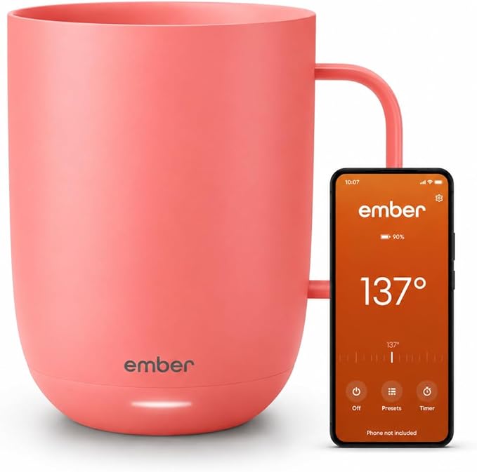 Ember Temperature Control Smart Mug 2, 14 Oz, App-Controlled Heated Coffee Mug by Unknown
