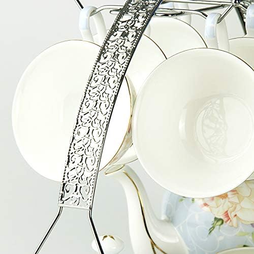 Mug Holder Coffee Cup Holder Stand Dishes Organizer Wrought Iron Mug Drainer - Image 4