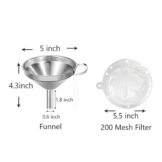 5-Inch Stainless Steel Funnel - Image 2