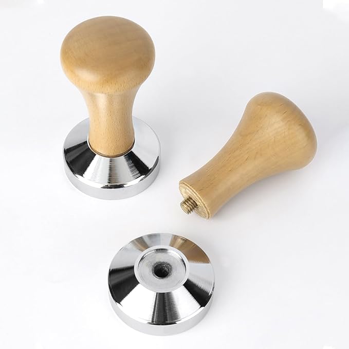 Coffee Tamper, Stainless Steel Espresso Coffee Bean Press Base Espresso Tamper - Image 3