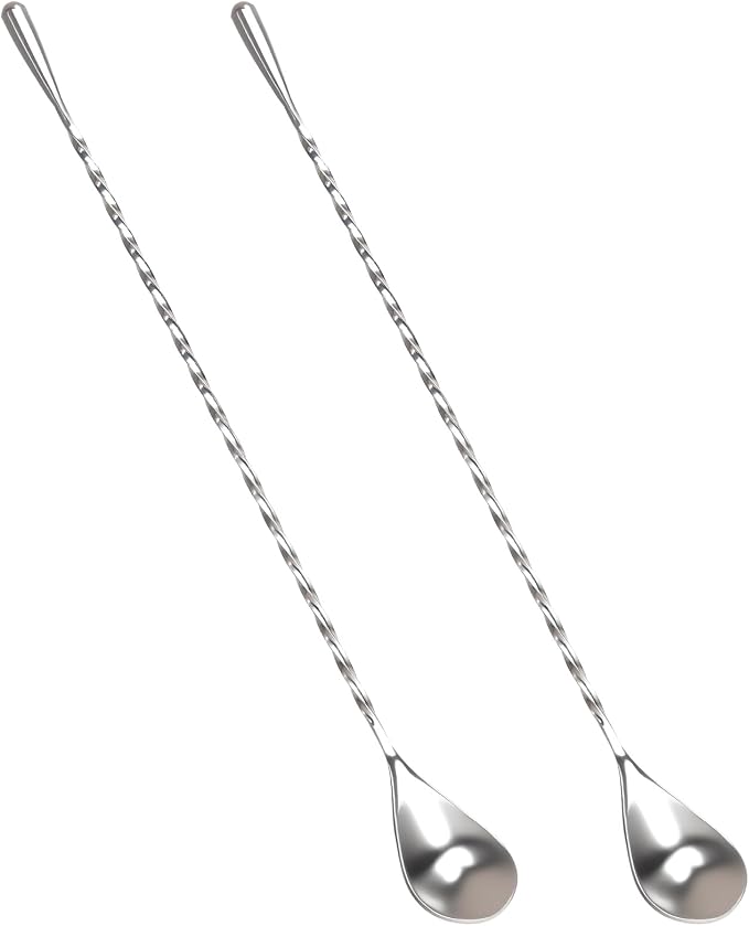 2 Pack Bar Spoon, Cocktail Mixing Spoon, Long Spoons by Unknown
