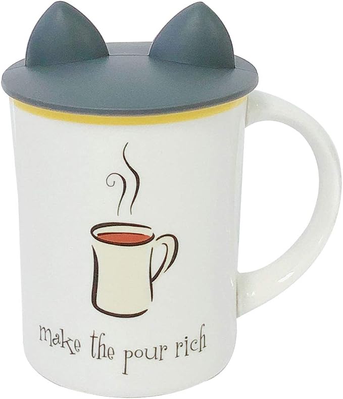 allydrew Silicone Cup Lids, Anti-Dust Leak-Proof Coffee Mug Covers - Image 2