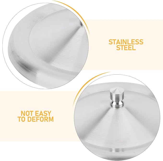 Cabilock Leak-Proof Cup Lids 3.34 Inch Stainless Steel Mug Covers Water Cup Caps - Image 5