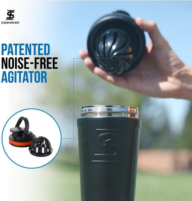 Ice Shaker Insulated Stainless Steel Shaker Bottle | 26oz - Image 5