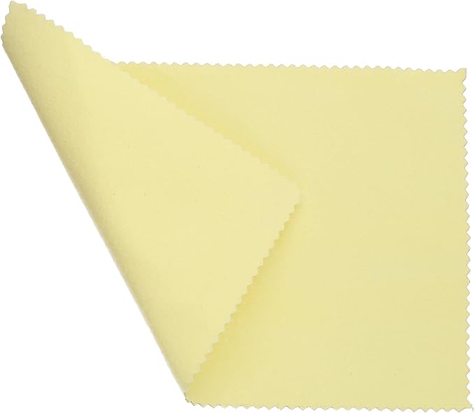 Sunshine Polishing Cloth 25 Pack – Soft Yellow Cloth Cleans Jewelry, Copper and - Image 3