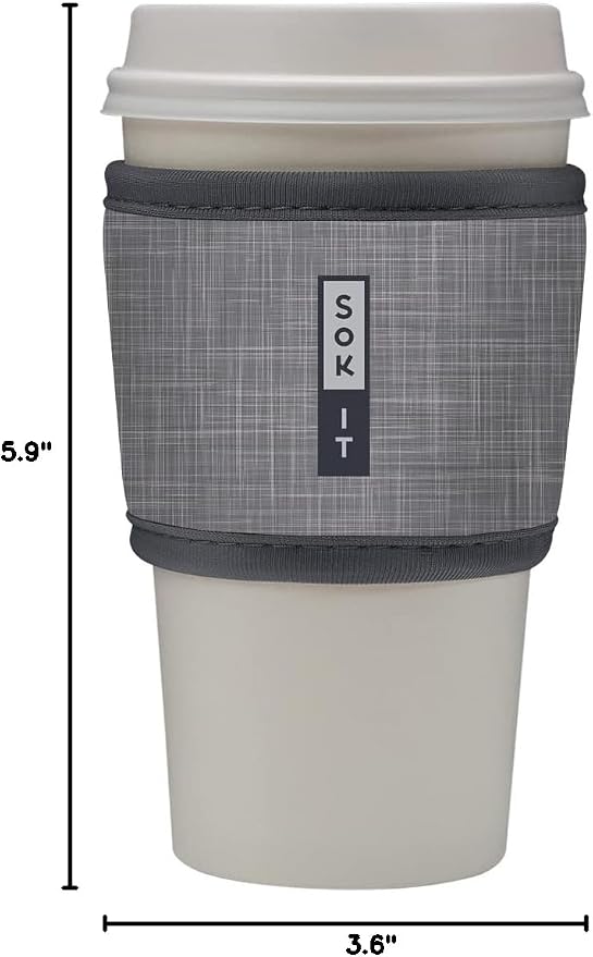 Sok It HotSok Coffee & Tea Reusable Insulated Neoprene Cup Sleeve - Image 7
