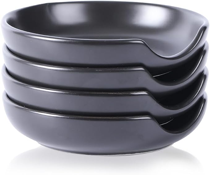 Selamica Ceramic Spoon Rest, 4.8 Inch Spoon Rest by Selamica