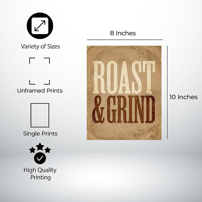 Lawrence Williams Designs Roast and Grind Poster - Image 2