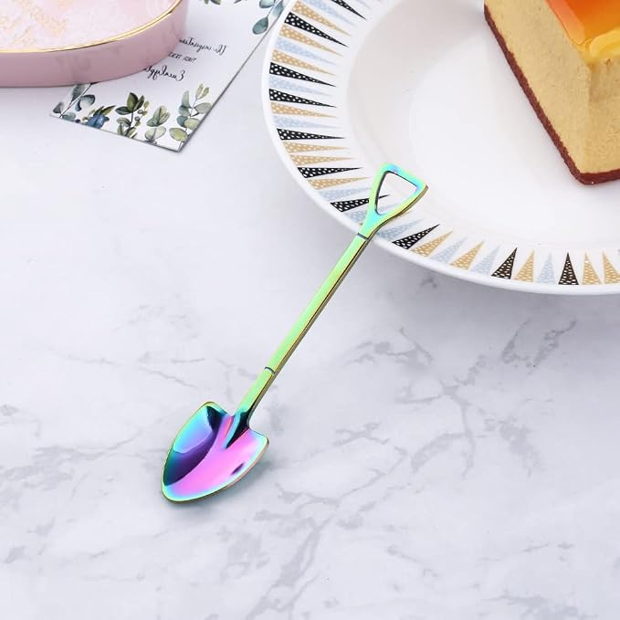 20 Pack Stainless Steel Mini Coffee Spoons, 4.7 Inches Shovel Shape Demitasse - Image 4
