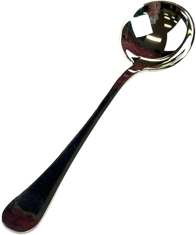 Rattleware Rounded Silver-Plated Cupping Spoon – Deeper Bowl, Sleek Design & - Image 5