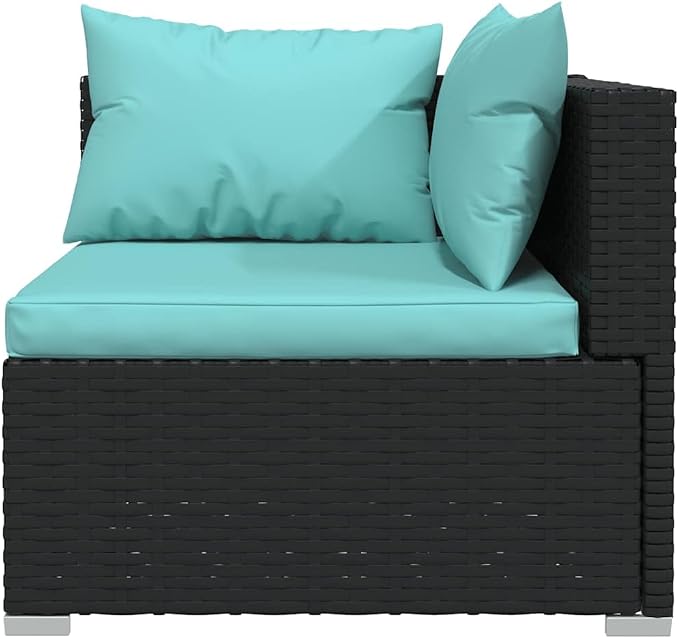4 Piece Garden Lounge Set, Modular Patio Conversation Furniture - Image 6