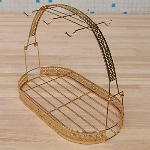 Mug Holder Coffee Cup Rack Stand Dishes Organizer Wrought Iron Drainer Storage - Image 6