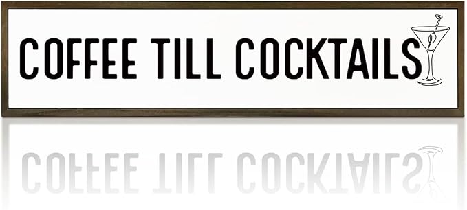 Coffee Decor Signs, Rustic Home Decors by WKYAER