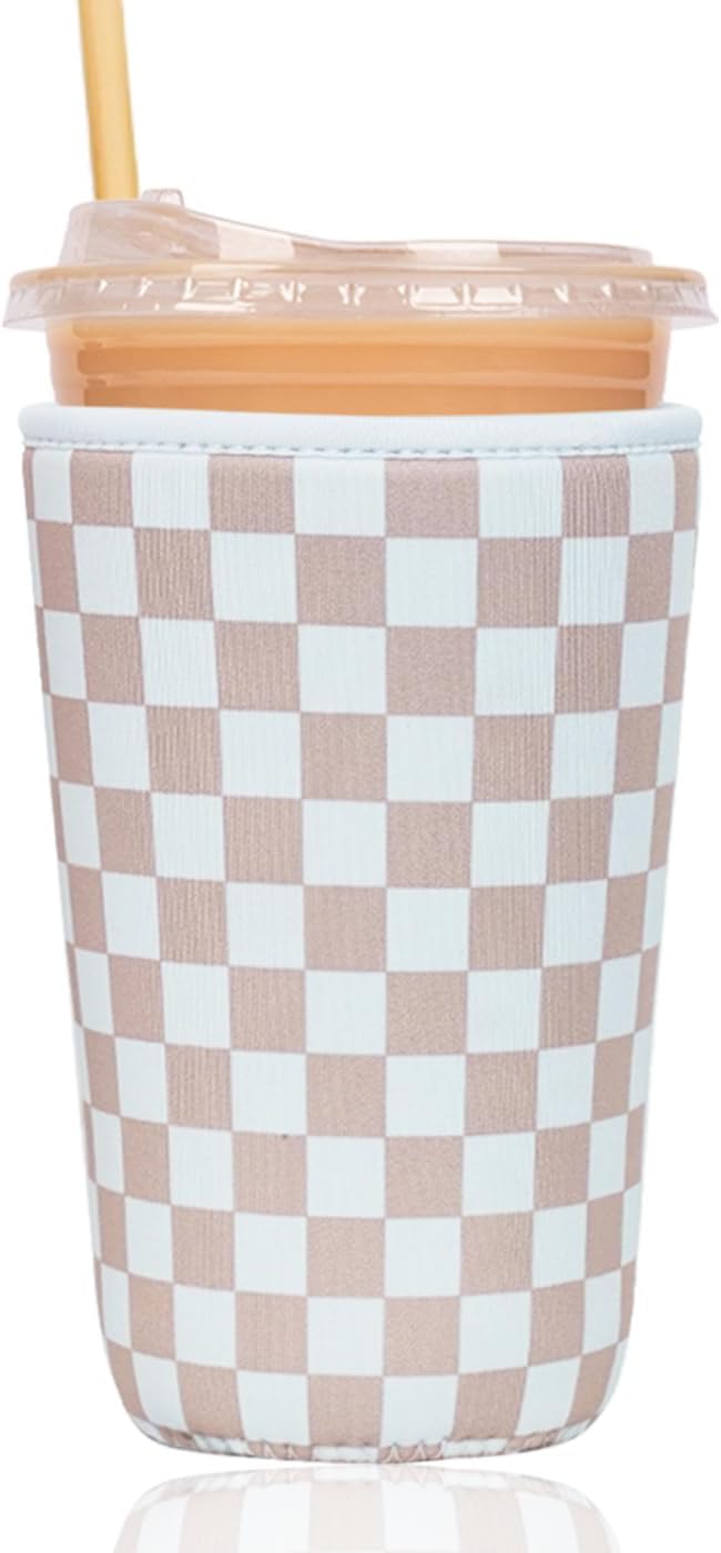 Reusable Insulated Sleeve for Iced Coffee Cup, Coffee Neoprene Sleeve for Cold by Unknown