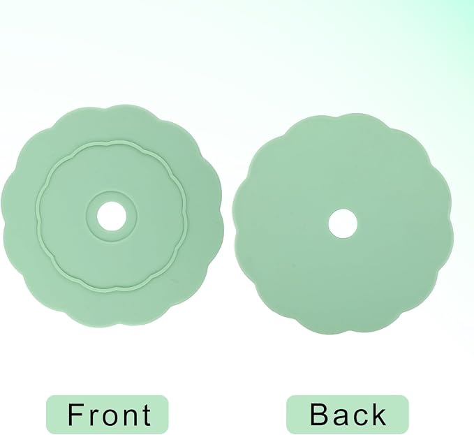 4pcs Silicone Cups Lids, 10cm/4in Reusable Safety Silicone Drink Covers - Image 3