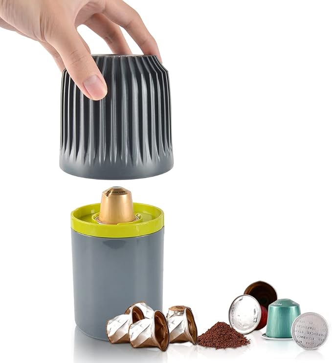 Aluminum Coffee Capsules Recycling Box by CAFEMASY