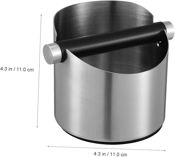 DOITOOL Coffee Knock Bin with Cleaning Brush Set Coffee Ground Bin Sturdy Knock - Image 5
