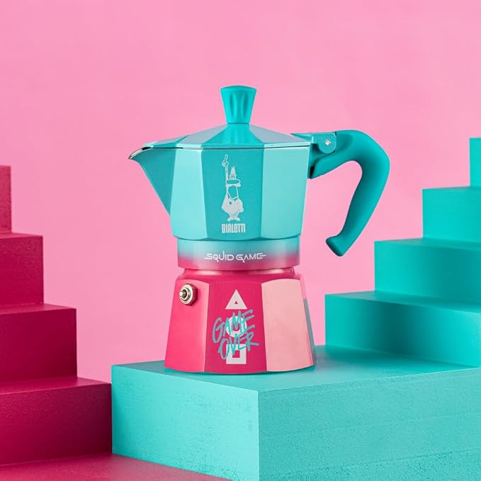 Bialetti Moka Express Squid Game©: Iconic Stovetop Espresso Maker, Moka Pot - Image 2