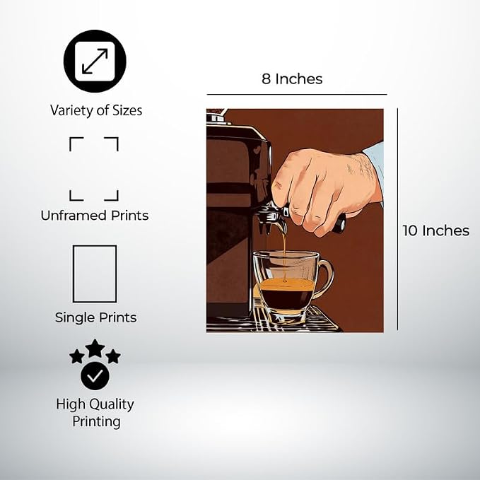 Lawrence Williams Designs Espresso Coffee Machine Poster - Image 2