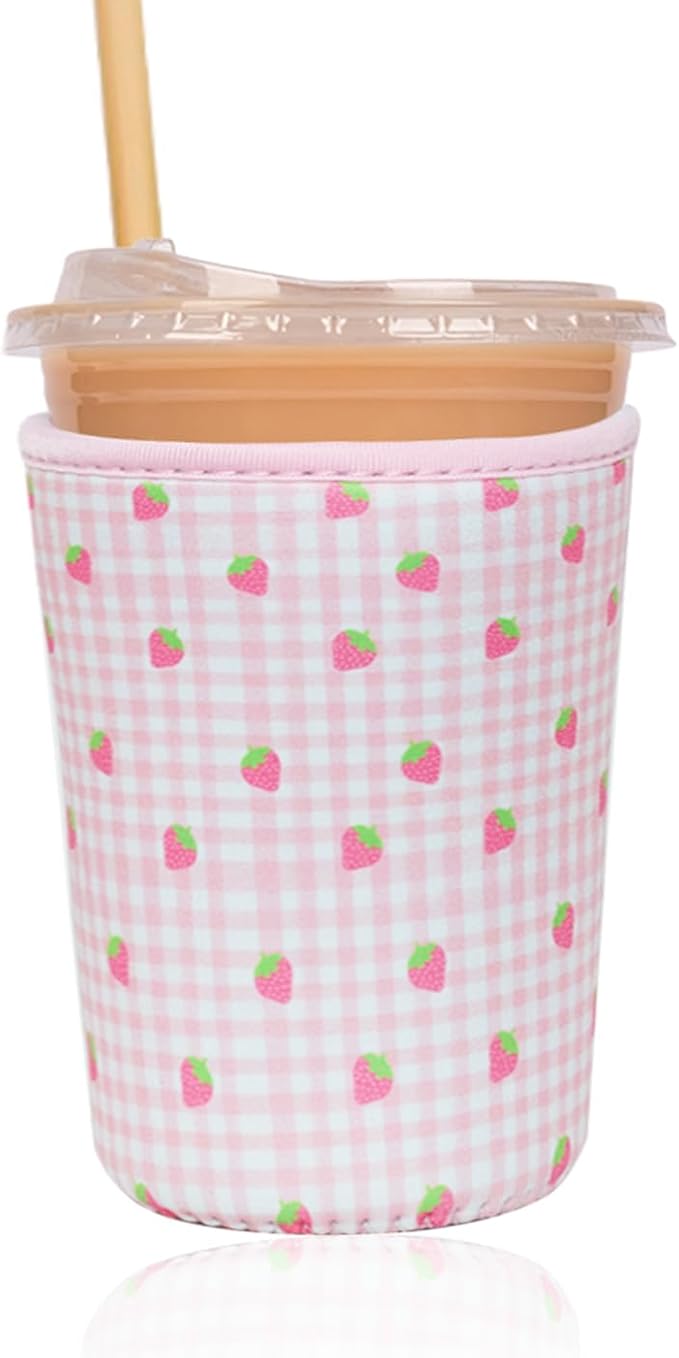 Reusable Insulated Sleeve for Iced Coffee Cup, Coffee Neoprene Sleeve for Cold by Unknown