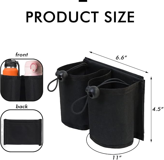 Luggage Cup Holder Hands Free Adjustable Drink Carrier - Image 2
