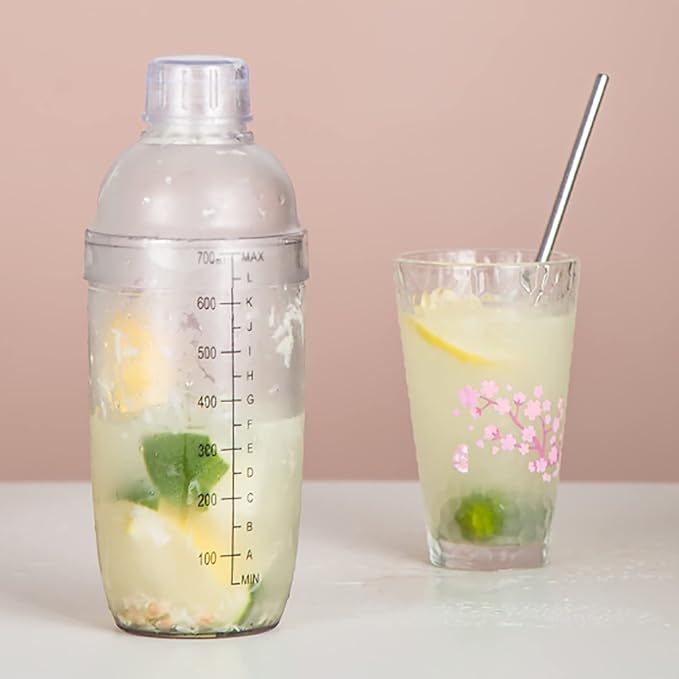 Cedilis 4 Pack Plastic Shaker Cocktail - Image 7