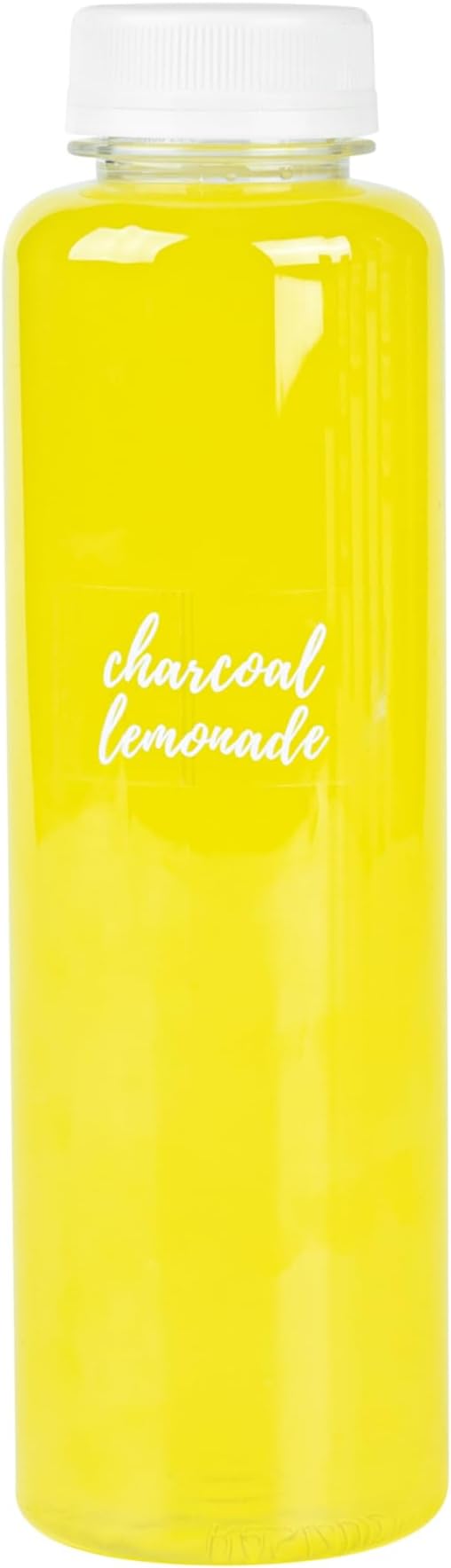 Restaurantware Label Tek 1.9 x 1 Inch Charcoal Lemonade Juice Bottle Labels 100 - Image 2