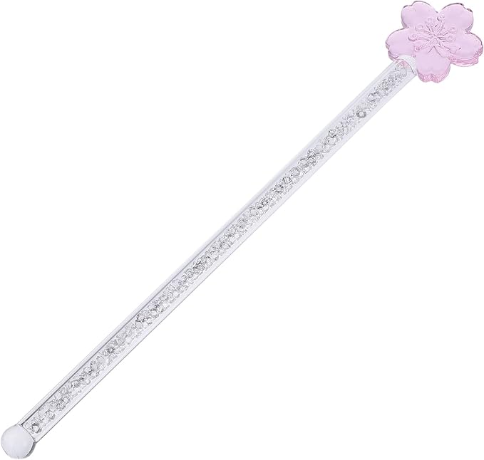 KALLORY 1pc Flower Glass Stirring Rod by KALLORY
