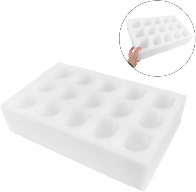 Foam Drink Carrier Tray 15-Hole Cup Holder - Image 8
