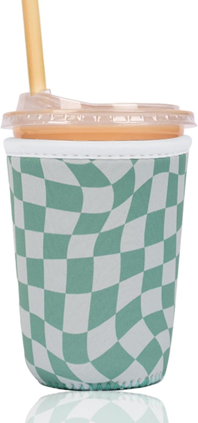 Reusable Insulated Sleeve for Iced Coffee Cup, Coffee Neoprene Sleeve for Cold by Unknown