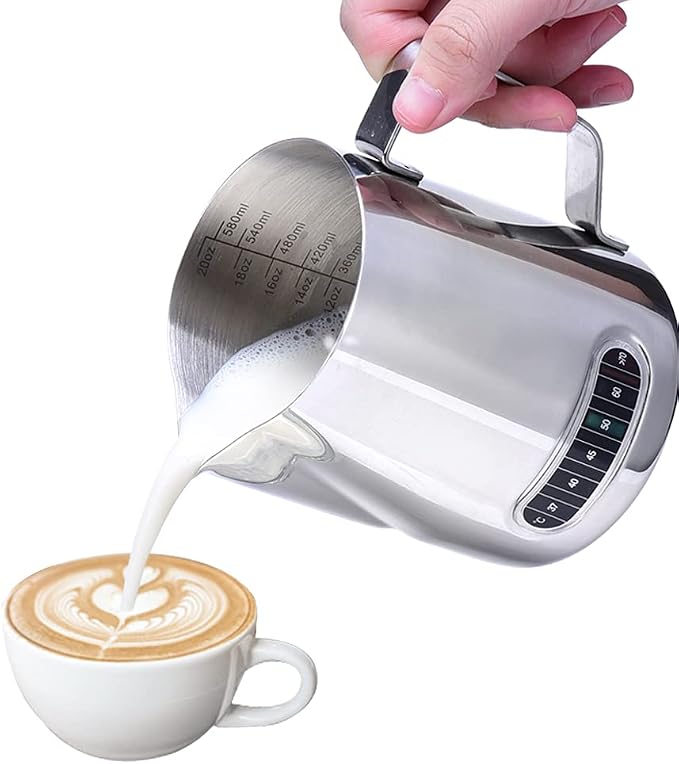 Milk Pitcher, Dailyart Stainless Steel Milk Frothing Pitcher by Dailyart