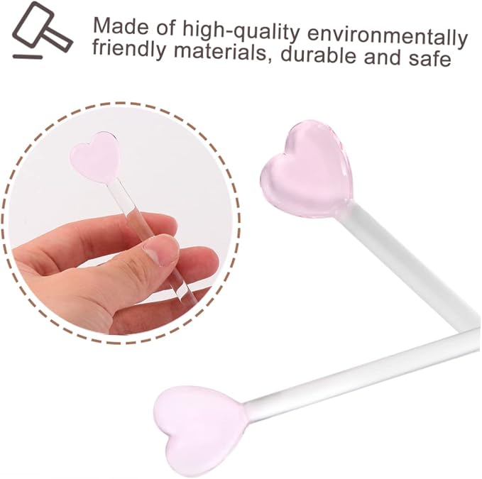 DOITOOL 5pcs Glass Coffee Stirrers Beverage Stir Sticks, Stirring Rod Swizzle - Image 8