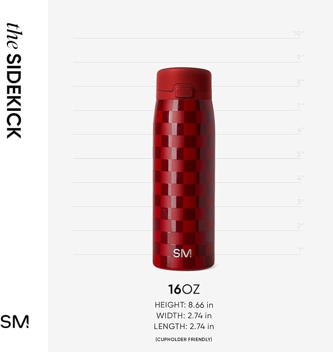 Simple Modern Sidekick Travel Coffee Mug | Ceramic-Lined Insulated Stainless - Image 6