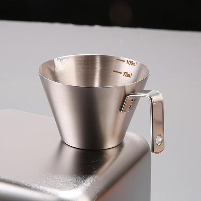 Espresso Shot Cups, Measuring Cup Dishwasher Safe 2 Pack Stainless Steel - Image 8