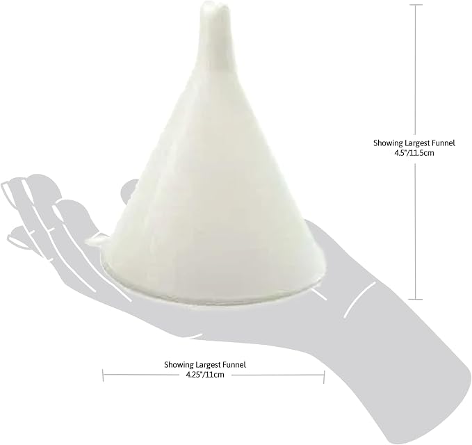 Norpro Plastic Funnel, Set of Three - Image 6