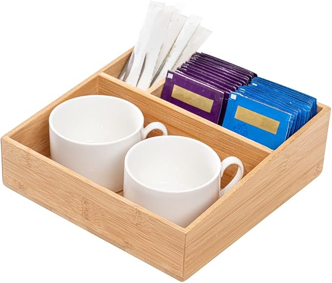 Restaurantware-8.3 x 8.3 x 2 Inch Coffee Condiment Organizer, 1 Square Creamer by Restaurantware
