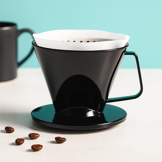 Fino Pour-Over Coffee Brewing Filter Cone, Number 1-Size, Brews 1 to 2-Servings - Image 7