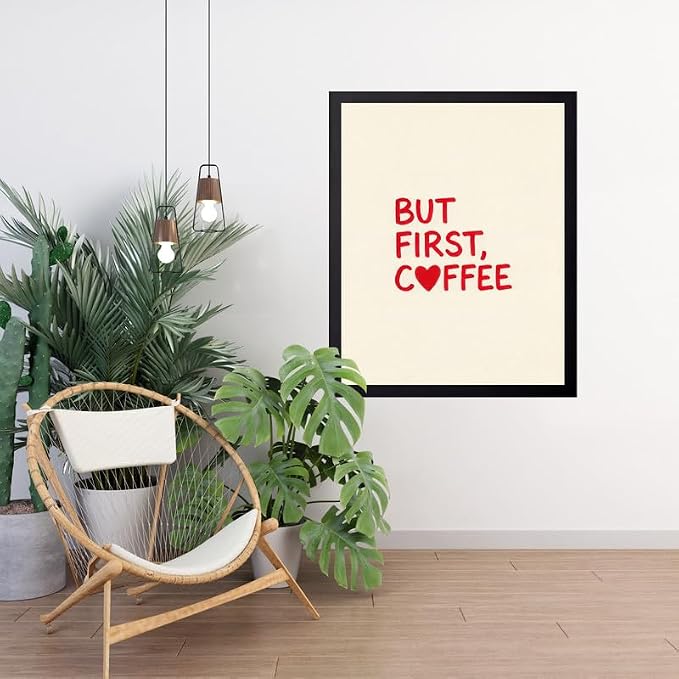 Lawrence Williams Designs But First Coffee Poster - Image 4