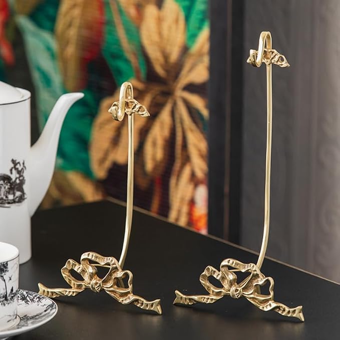 1 Mug Hooks, Brass Material, Classic Durability, countertop Teacup Display Stand - Image 5