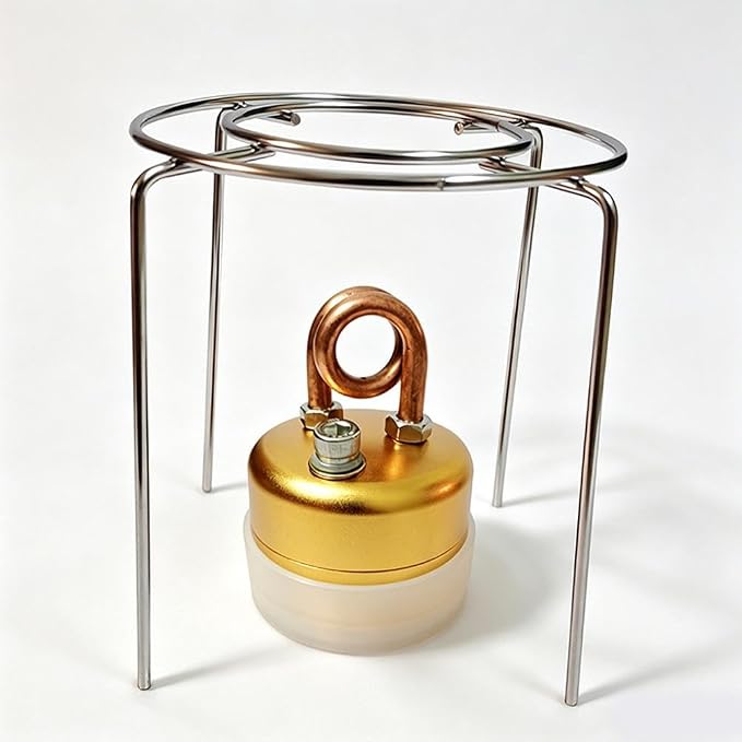 Mini Alcohol Stove, Lightweight Brass & Aluminum SpiritBurner - Image 6