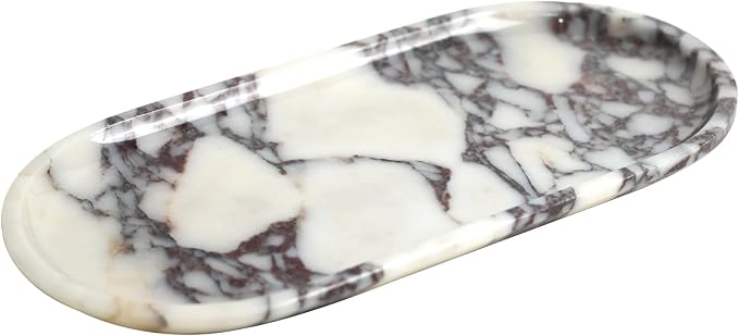 DUANYAN Natural Marble Tray, Coffee Table, Paper Cup, Cake Display, Coffee bar by DUANYAN