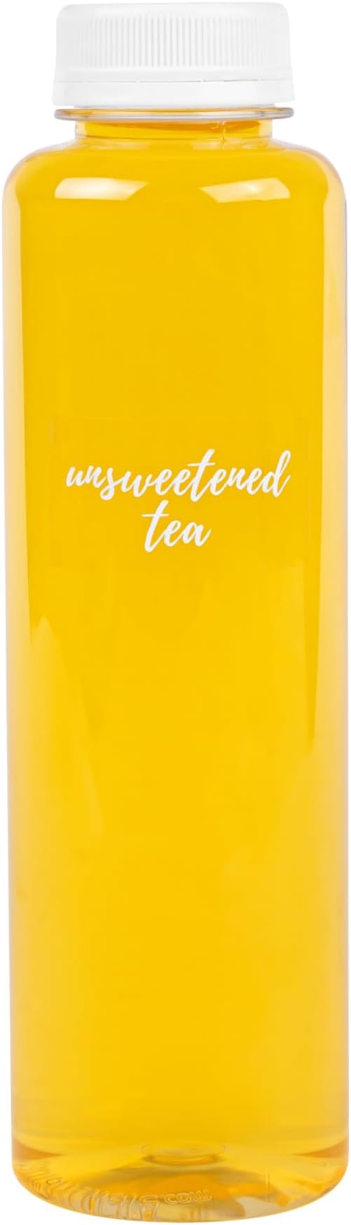 Restaurantware Label Tek 1.9 x 1 Inch Unsweetened Tea Bottle Labels 100 by Restaurantware