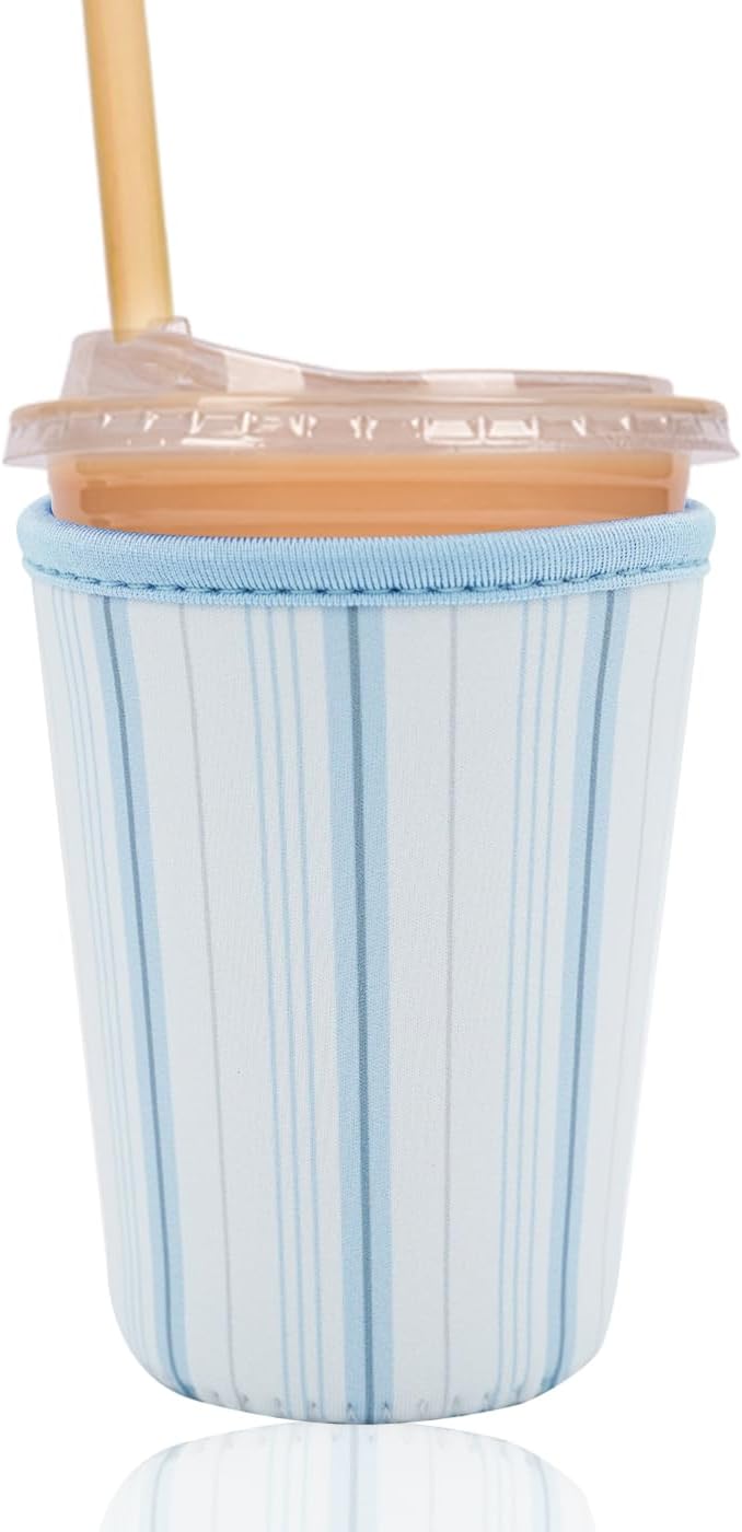 Reusable Insulated Sleeve for Iced Coffee Cup, Coffee Neoprene Sleeve for Cold by Unknown