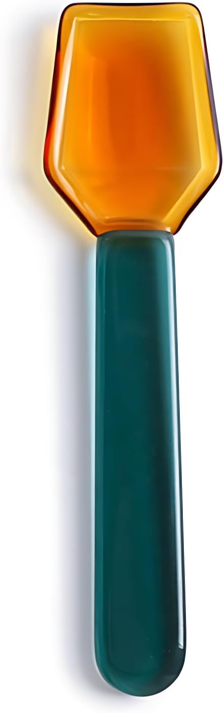 Coffee Spoon Glass Tasting Spoon 3.6 Inches Stirring Mixing Teaspoon Ice Cream by Turbokey