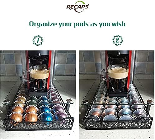 RECAPS Coffee Pod Kitchen Organizer Storage Holder Pod Drawer Pods Holder - Image 5