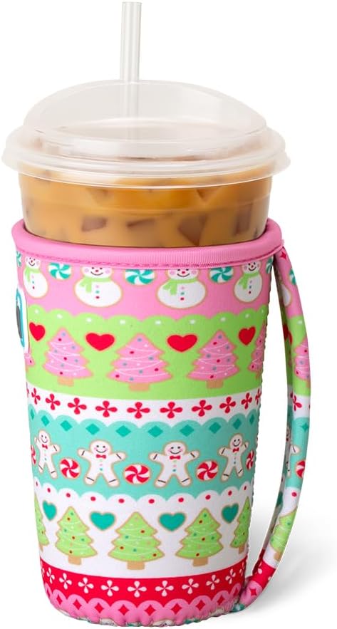 Swig Life Medium Iced Cup Coolie, Standard 22oz Iced Coffee Cup Insulator Sleeve - Image 2