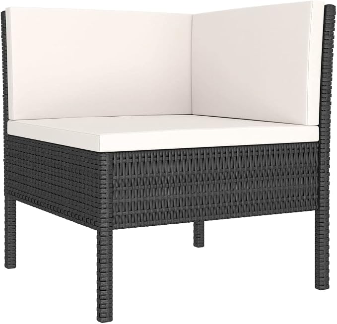 6 Piece Garden Lounge Set, Modular Outdoor Sectional Sofa - Image 3